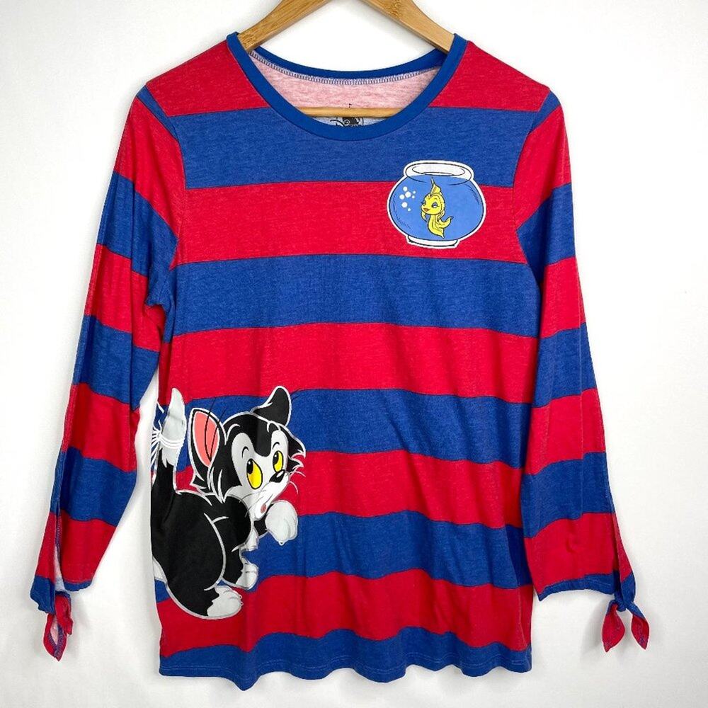 Disney Parks Figaro & Cleo Long Sleeve Shirt